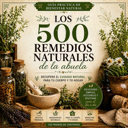 Recetas reales, prácticas y probadas para aliviar, equilibrar y cuidar sin depender de lo químico